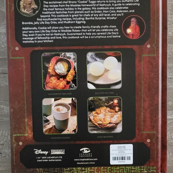 Star Wars The Life Day Cookbook Hardcover Official Holiday Recipes From A Galaxy - Picture 11 of 14